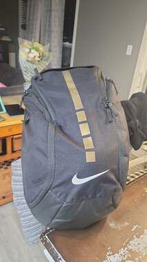 Nike Hoops Elite Pro Basketball Backpack Black Gold